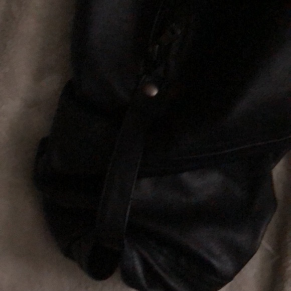 BCBG MAXAZRIA LEATHER DRESS - Picture 3 of 10